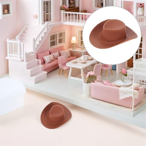 Abaodam 40 Stück Mini Cowgirl Hüte aus Kunststoff Kleine Mini Hüte für Basteln und Puppenhaus Deko für DIY Kleidung Party und Wohnaccessoires Abaodam 40 Stück Mini Cowgirl Hüte aus Kunststoff Kleine Mini Hüte für Basteln und Puppenhaus Deko für DIY Kleidung Party und Wohnaccessoires von Abaodam