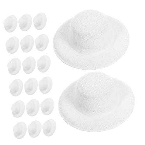 Abaodam 40 Stück Teiliges Miniatur Weichem Filz für DIY-handarbeiten Vielseitige Puppenhüte Spielpuppenkappen für Bastelprojekte und Dekorationen Abaodam 40 Stück Teiliges Miniatur Weichem Filz für DIY-handarbeiten Vielseitige Puppenhüte Spielpuppenkappen für Bastelprojekte und Dekorationen von Abaodam