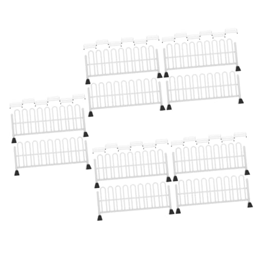 Abaodam 40 Stück Verkehrs Straßensperren Spielzeug Und Zubehör Modellschilder Straßenschild Spielzeug Für Sandtisch Mini Zaun Mini Verkehrszaun Miniatur Verkehrssperre Spielzeug Für von Abaodam