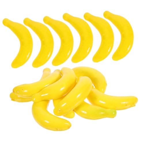 Abaodam 40St Mini-Fruchtmodell künstliches Bananendekor künstliches Bananenmodell Bananenhalter schaufensterpuppe kunstobst gefälschte Frucht Banane künstliche Banane Schaum Yellow von Abaodam