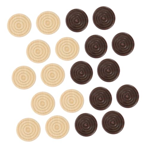 Abaodam 48 Stück Holzspielsteine Runde Stapelbare Spielchips aus Holz Ersatzteile für Brettspiele Kompatibel Sicher und Langlebig für Familien Freizeit und Reisen Abaodam 48 Stück Holzspielsteine Runde Stapelbare Spielchips aus Holz Ersatzteile für Brettspiele Kompatibel Sicher und Langlebig für Familien Freizeit und Reisen von Abaodam