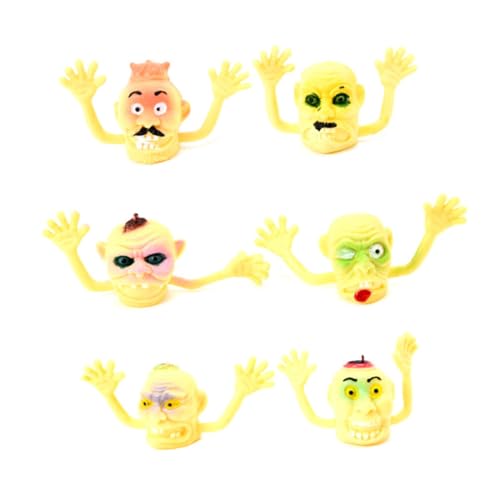 Abaodam 48 Stücke Halloween Geist Finger Ärmeln Puppen Finger Abdeckung Requisiten Finger Puppet von Abaodam