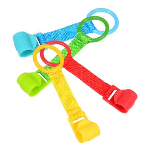Abaodam 4stücke Pull-up Tragbare Hängeringe Für Sichere Unterstützung Beim Stehen Und Laufen Für Nutzung Im Kinderbett Und Laufstall Blau Grün Rot Und Gelb Abaodam 4stücke Pull-up Tragbare Hängeringe Für Sichere Unterstützung Beim Stehen Und Laufen Für Nutzung Im Kinderbett Und Laufstall Blau Grün Rot Und Gelb von Abaodam