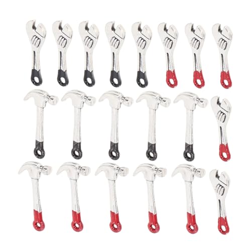 Abaodam 5 Sätze Miniatur-werkzeugset für Puppenhaus Mini Schraubenschlüssel und Hammer Kompakte Hobby-reparaturwerkzeuge für Detailgetreue Puppenhaus-Dekoration und Modellbau Abaodam 5 Sätze Miniatur-werkzeugset für Puppenhaus Mini Schraubenschlüssel und Hammer Kompakte Hobby-reparaturwerkzeuge für Detailgetreue Puppenhaus-Dekoration und Modellbau von Abaodam