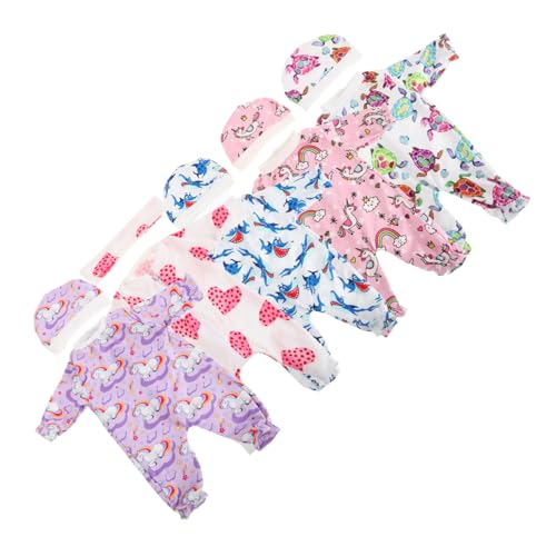 Abaodam 5 Sätze Puppenkleidung Puppenaccessoires Sichere Materialien Puppen Babypuppe Kleidung Puppenoutfits wiedergeborene Kleidung Puppenzubehör für Jungen Stoff von Abaodam