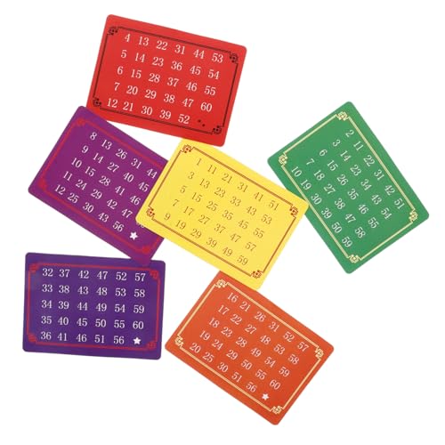 Abaodam 5 Sätze Telepathische Zahlenkarten Magische Spielkarten für Gedankenlesen Interaktives Trickspielzeug Halloween Party Unterhaltung Requisiten Abaodam 5 Sätze Telepathische Zahlenkarten Magische Spielkarten für Gedankenlesen Interaktives Trickspielzeug Halloween Party Unterhaltung Requisiten von Abaodam