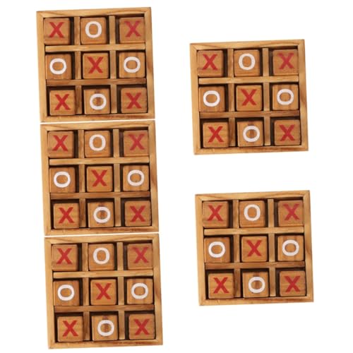 Abaodam 5 Sätze Xo Schach Magnetische Puzzles Für Klassisches Brettspiel Xo Familienspiele Familienbrettspiele Tragbar Rätsel Interaktives Spielzeug Für Kinder Wassertischspielzeug Hölzern von Abaodam