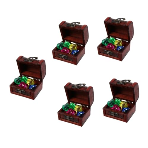 Abaodam 5 Sets Kinder Juwelenspielzeug Edelsteine Spielzeug Für Kleine Kinder Kinder DIY Zubehör DIY Edelsteine Requisiten Schmuckspielset Kinder Edelsteine Kinder DIY Requisiten von Abaodam