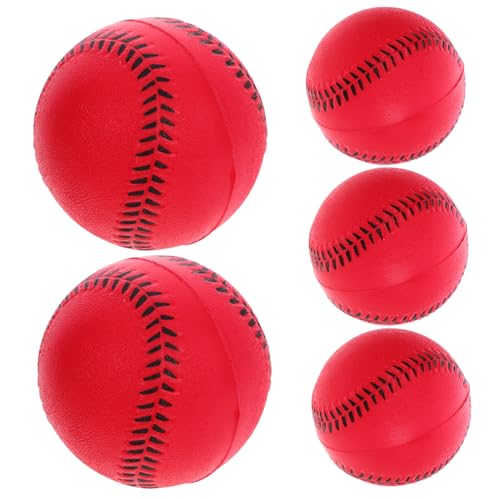 Abaodam 5 Stück Schaumstoff Baseball Basebälle Trainings Softbälle Kinder Baseball Spielzeug Trainingsbälle Baseball Ball Kinder Trainingsball Kinder Softball Spielzeug Baseball von Abaodam