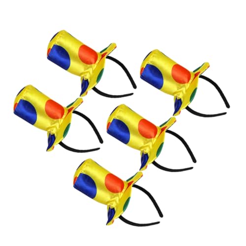 Abaodam 5 Stück Teiliges Clown-hut Filzdreieckskappe Lustige Karnevalskostüm-accessoires für Erwachsene Vielseitiges Halloween-party Karnevalszubehör Einzigartiges Zirkus-design für Abaodam 5 Stück Teiliges Clown-hut Filzdreieckskappe Lustige Karnevalskostüm-accessoires für Erwachsene Vielseitiges Halloween-party Karnevalszubehör Einzigartiges Zirkus-design für von Abaodam