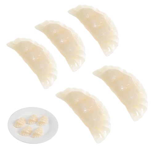 Abaodam 5 Stück Teiliges Lebensnahe Dumpling Modelle aus PVC Realistische Deko für Fotografie und Gastronomie für Haushaltsdekoration Abaodam 5 Stück Teiliges Lebensnahe Dumpling Modelle aus PVC Realistische Deko für Fotografie und Gastronomie für Haushaltsdekoration von Abaodam