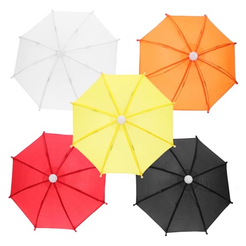 Abaodam 5 Stück Teiliges Mini Dekorationsschirm aus Polyester Bunte Kleine Puppenhaus Regenschirme Faltbare Miniatur Schirm Deko für Kreative DIY Projekte und Wohnraumgestaltung Abaodam 5 Stück Teiliges Mini Dekorationsschirm aus Polyester Bunte Kleine Puppenhaus Regenschirme Faltbare Miniatur Schirm Deko für Kreative DIY Projekte und Wohnraumgestaltung von Abaodam