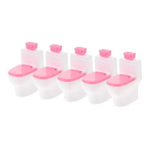 Abaodam 5 Stück Teiliges Miniatur Puppenhaus Badezimmer Realistische Mini Toilette Puppenmöbel Zubehör Kindgerechtes Leichtes Design für Kreative Rollenspiele und Puppenhaus Dekoration Abaodam 5 Stück Teiliges Miniatur Puppenhaus Badezimmer Realistische Mini Toilette Puppenmöbel Zubehör Kindgerechtes Leichtes Design für Kreative Rollenspiele und Puppenhaus Dekoration von Abaodam
