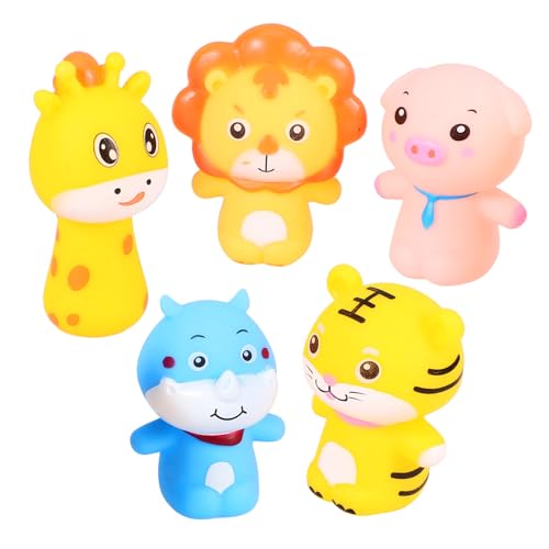 Abaodam 5 Stück Tierfiguren Puppen Fingerspielzeug Für Eltern Kind Spiel Handfingerpuppe Tiere Fingerpuppenspielzeug Kinderspielzeug Fingerspielzeug Für Kleinkinder von Abaodam