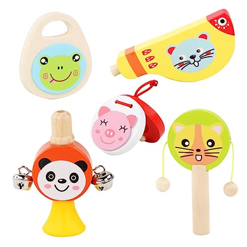 Abaodam 5 Stücke Lustige Kinder Holz Musical Spielzeug Kreative Percussion Instrument Spielzeug von Abaodam