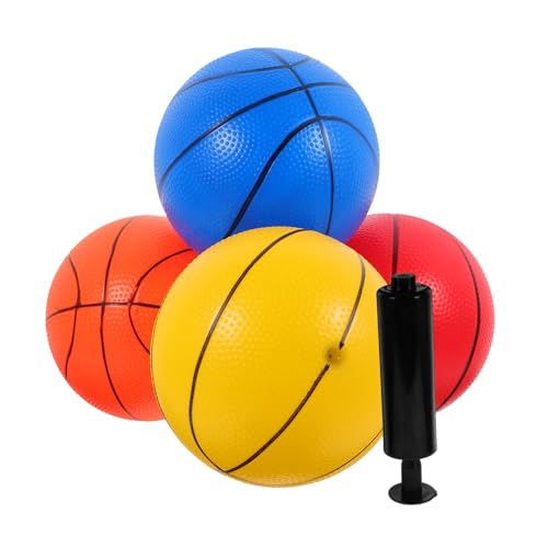 Abaodam 5 Teiliges Basketball Set Für Aufblasbare Bälle Mit Ballpumpe Indoor Und Outdoor Für Spaß Und Bewegung von Abaodam