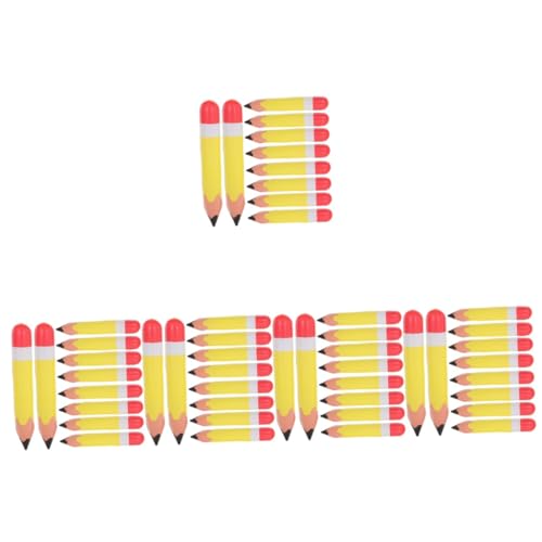 Abaodam 50 Stück Aufblasbare Bleistift Abschlussdekorationen Kinder Bleistift Requisite Blasstift Dekoration Studenten Aufblasbare Dekorationen Partyzubehör Bleistift von Abaodam