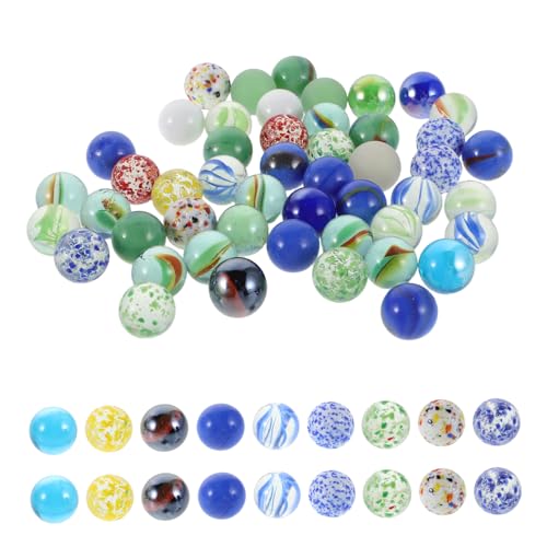 Abaodam 50 Stück Bunte Glasmarbles für Kreative DIY Projekte und Murmelspiele Glaskugeln Leuchtenden Farben für Heimdekoration und Spielspaß Abaodam 50 Stück Bunte Glasmarbles für Kreative DIY Projekte und Murmelspiele Glaskugeln Leuchtenden Farben für Heimdekoration und Spielspaß von Abaodam