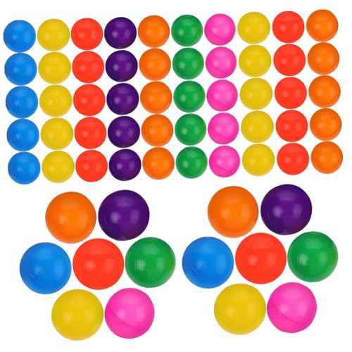 Abaodam 50 Stück - Plastikball Outdoor Ballbad für Kindergeburtstag wasserspielzeug für Spielzeugbälle Bälle für Ballgruben Bälle poolball von Abaodam