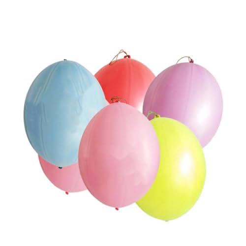 Abaodam 50 Stück Schlagbälle kiddibuzz gummigurt balongas gasballon luftbalons laufstall spielzeug playsation spiele Luftballons stanzen kinder punschbälle kinder stanzen luftballons von Abaodam