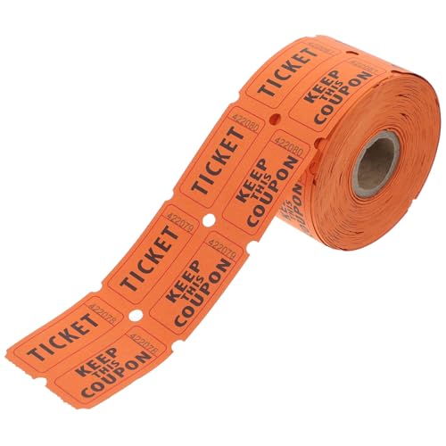 Abaodam 500 Stück Doppelte Tombola Tickets Rolle Fortlaufend Nummeriert Perforiert für Veranstaltungen Konzerte Partys und Gewinnspiele mit Kontaktfeld Einsetzbar Abaodam 500 Stück Doppelte Tombola Tickets Rolle Fortlaufend Nummeriert Perforiert für Veranstaltungen Konzerte Partys und Gewinnspiele mit Kontaktfeld Einsetzbar von Abaodam