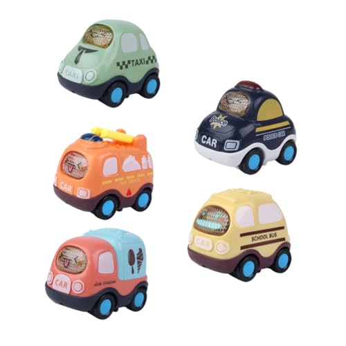 Abaodam 5St Cartoon-Auto für kinderspielzeug Autospielzeug für Kleinkinder puppenwagen Toys for Kid Toys Trägheitsauto kleines Auto Plastik von Abaodam