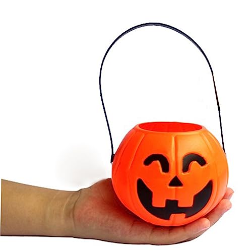 Abaodam 5St Halloween-Kürbis-Eimer halloween süßigkeiten halloween candy halloween decoration gummiartig Halloween-Süßigkeiten-Eimer Kürbis-Süßigkeiten-Eimer Halloween-Süßigkeitshalter von Abaodam