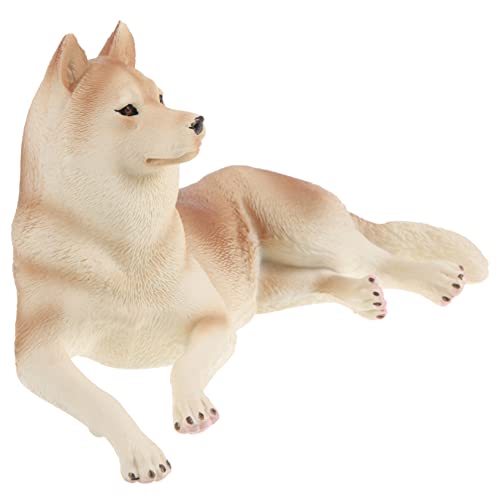 Abaodam 5St Husky-Modell Spielen Dog Statue Hundestatue kleine Hundedekoration realistische Hundeformmodelle Tierfiguren Spielzeug Hundefiguren Hundeerkennungsmodell Plastik Brown von Abaodam