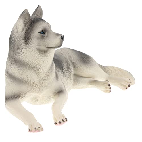 Abaodam 5St Husky-Modell Spielen realistische Simulationshundefiguren Mini-Hundestatue kinderzimmerdeko Room Decoration Modelle Hundeskulptur Simulation realistischer Hundefiguren von Abaodam