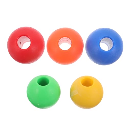 Abaodam 5St Kinderkletterseil zum Fangen des Balls Outdoor Garten DIY handgemachte Perle Die Perlen der Angelschnur bleiben Stehen große Perlen Plastik von Abaodam