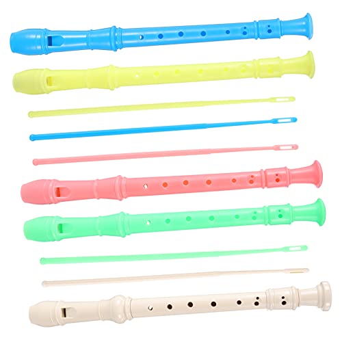 Abaodam 5St Klarinette 8-Loch-Rekorder Sopranblockflöte für Kinder Blockflöteninstrument für Kinder Kinder-Recorder Kinderspielzeug Blasinstrumente Kinderinstrument Spielzeug Abs von Abaodam