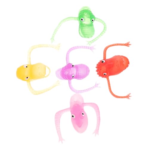 Abaodam 5St Mini-Dinosaurier- Fingerpuppen für Kinder Interaktive Fingerpuppen Tragbare Fingerpuppen Plüsch Fingerpuppen Fingertierspielzeug kleines Handspielzeug PVC-Kunststoff von Abaodam