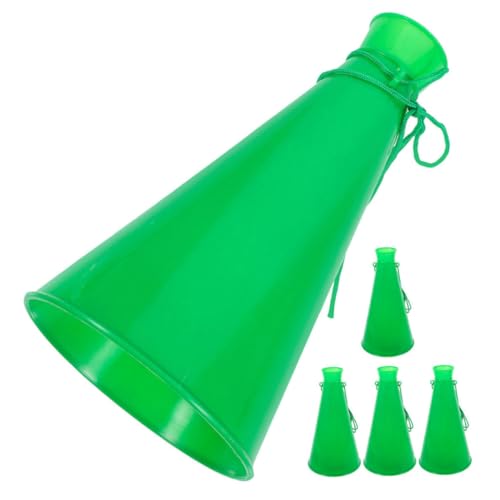 Abaodam 5st Jubelndes Horn Geräuschemacher Trompeten Tragbares Hornspielzeug Aus Kunststoff Jubelnde Requisiten Jubel-megaphone Megaphone Für Partys Green Plastik von Abaodam