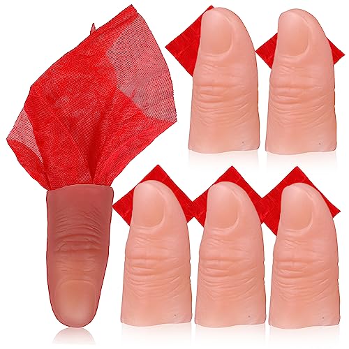 Abaodam 6 Sets Fingerspitzen 6 Stück Fingertricks Spitze Professionelle Tricks Daumen Zauberer Zaubertricks Requisiten Zauberer Daumenlicht Fingertricks von Abaodam