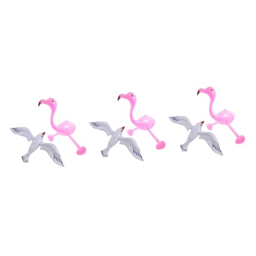 Abaodam 6 Stk Ballon Spielzeug Flamingo tropische Vogelverzierung aufblasbare fliegende Vögel Outdoor-Spielset Kinderschwimmbecken für draußen aufblasbarer Vogel aufblasbare Möwe Gummi von Abaodam