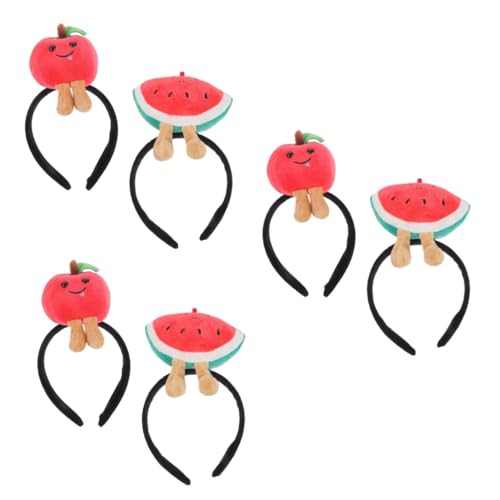 Abaodam 6 Stk Stirnband Wassermelone haarband weihnachten haarreif weihnachten party haarreif E-Mädchen-Kleidung Stirnbänder für Damen Stirnbänder für Frauen Haarschmuck für Mädchen Stoff von Abaodam