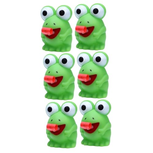 Abaodam 6 Stück Frosch Sound Spielzeug Quetsch Frosch Spielzeug Für Angstzustände Tragbares Tierspielzeug Lustiges Stress Spielzeug Stress Tier Spielzeug Partygeschenke Kompaktes von Abaodam