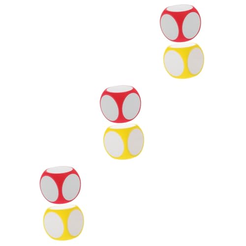 Abaodam 6 Stück Löschende Würfel Spielwürfel Requisiten Würfel Zum Basteln Würfel Für Spiele DIY Leere Würfel Spiel Riesige Würfel Große Würfel Klassenzimmer Würfel Spiel von Abaodam