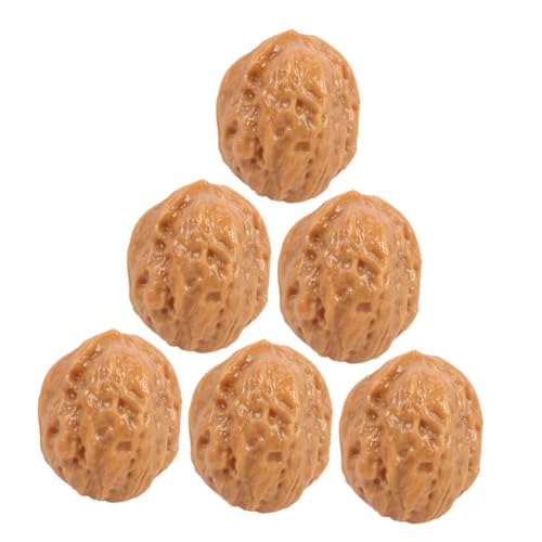 Abaodam 6 Stück Realistische Walnuss Modelle Künstliche Nüsse als Deko und Naturgetreue Textur Sicher für Geeignet für Heimdekoration und Fotografie Requisiten Abaodam 6 Stück Realistische Walnuss Modelle Künstliche Nüsse als Deko und Naturgetreue Textur Sicher für Geeignet für Heimdekoration und Fotografie Requisiten von Abaodam