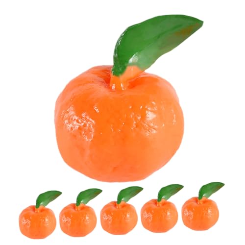 Abaodam 6 Stück Teiliges Realistische Orangen Deko aus Langlebigem PVC Detailgetreue Künstliche Früchte Mini Modelle Kompakte Sammler Fruchtornamente für Wohn und Partydesign Abaodam 6 Stück Teiliges Realistische Orangen Deko aus Langlebigem PVC Detailgetreue Künstliche Früchte Mini Modelle Kompakte Sammler Fruchtornamente für Wohn und Partydesign von Abaodam