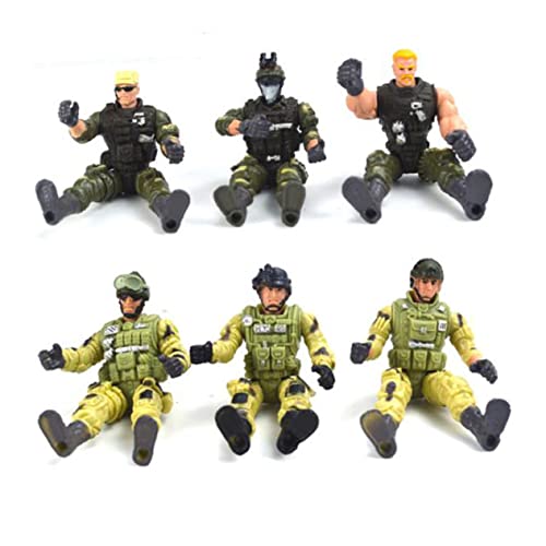 Abaodam 6 Stücke Special Forces Modell Kind Special Forces Special Forces Special Forces Zubehör von Abaodam