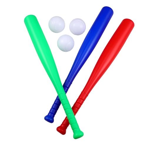 Abaodam Spielzeug-baseballschläger und Bälle 6-teiliges Set Baseball-Spielzeug für Jungen und Mädchen Zum Üben Der Schlagfertigkeit Outdoor-sportspielzeug für Kinder und Kleinkinder von Abaodam