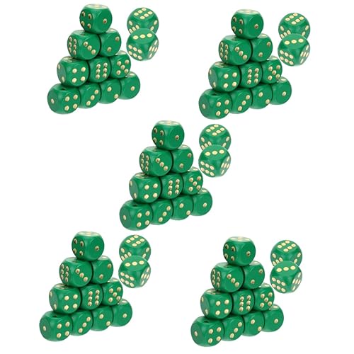 Abaodam 60 STK Würfel Adukt-Spielzeug St. Patrick Day Zubehör Grüne Dekorationen Grünes Spielzeug St. Patrick Dekor St. Patrick Partygeschenke Holz Green von Abaodam