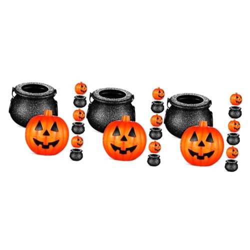 Abaodam 60 Stk Süßigkeiten Eimer Kürbis-süßigkeiten-eimer Halloween-geschenkboxen Halloween-süßigkeitshalter Halloween-süßigkeiten-boxen Halloween-süßigkeiten-eimer Plastik von Abaodam