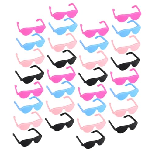 Abaodam 60 Stück Teiliges Mini Puppenbrillen aus Sicherem Material Bunte Kleine Sonnenbrillen für Puppenhaus und Basteln Zubehör für Partydekoration und Fotoshootings Abaodam 60 Stück Teiliges Mini Puppenbrillen aus Sicherem Material Bunte Kleine Sonnenbrillen für Puppenhaus und Basteln Zubehör für Partydekoration und Fotoshootings von Abaodam