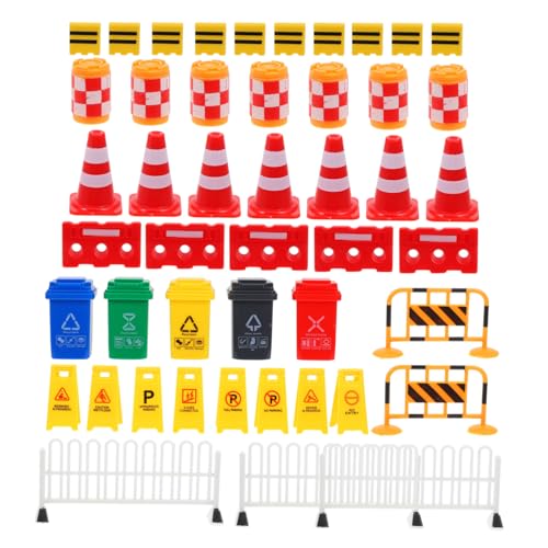 Abaodam 67 Stück Teiliges Verkehrsschilder spielset aus Abs für Mini verkehrskegel und Straßensimulation Pädagogisches Lernspielzeug zur Verkehrserziehung Hand Auge koordination Abaodam 67 Stück Teiliges Verkehrsschilder spielset aus Abs für Mini verkehrskegel und Straßensimulation Pädagogisches Lernspielzeug zur Verkehrserziehung Hand Auge koordination von Abaodam