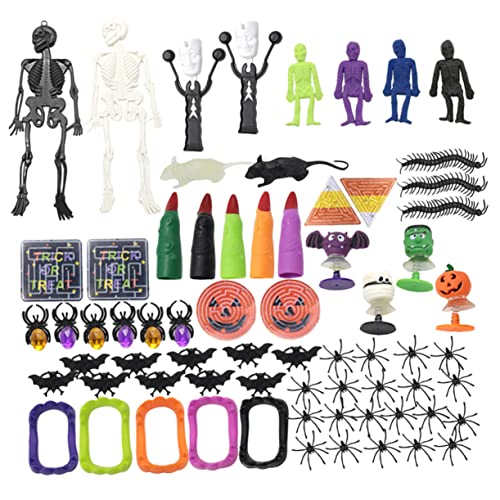 Abaodam 69 Stück Teiliges Halloween Tricky Toy mit Fledermaus Spinne Langlebige Leichte Halloween Deko und Partyspielzeug für Kostümpartys Abaodam 69 Stück Teiliges Halloween Tricky Toy mit Fledermaus Spinne Langlebige Leichte Halloween Deko und Partyspielzeug für Kostümpartys von Abaodam