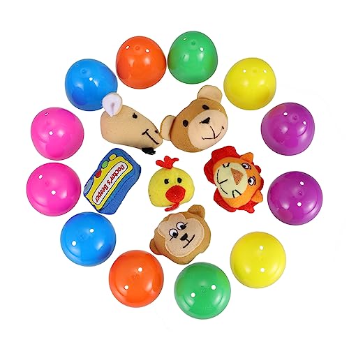 Abaodam 6St Plüschpuppeneier Plüschtiere Ostereierfüller Ostern-Themenkorb Ostereier- hühner easter eggs osterdekoration ei DIY-Dekoration Plastik von Abaodam