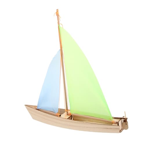 Abaodam 7St Segelmodell Yacht Holzpuzzle Schiffsmodell DIY kinderspielzeug Kinder bastelset 3D-Puzzle Segelboot-Modellhandwerk Segelboot-Ornament aus Holz Jahrgang von Abaodam