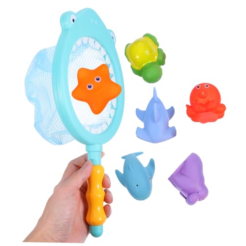 Abaodam 7Stücke Wasserspray und Schwimmendes Haifischspielzeug Fischernetz Fördert Spielerische Lernen über Meerestiere im Wasser für Badewanne Pool und Strand Abaodam 7Stücke Wasserspray und Schwimmendes Haifischspielzeug Fischernetz Fördert Spielerische Lernen über Meerestiere im Wasser für Badewanne Pool und Strand von Abaodam